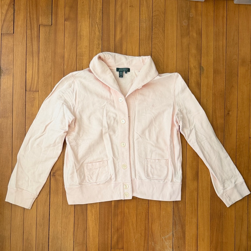 Ralph Lauren Soft Pink Knit Top